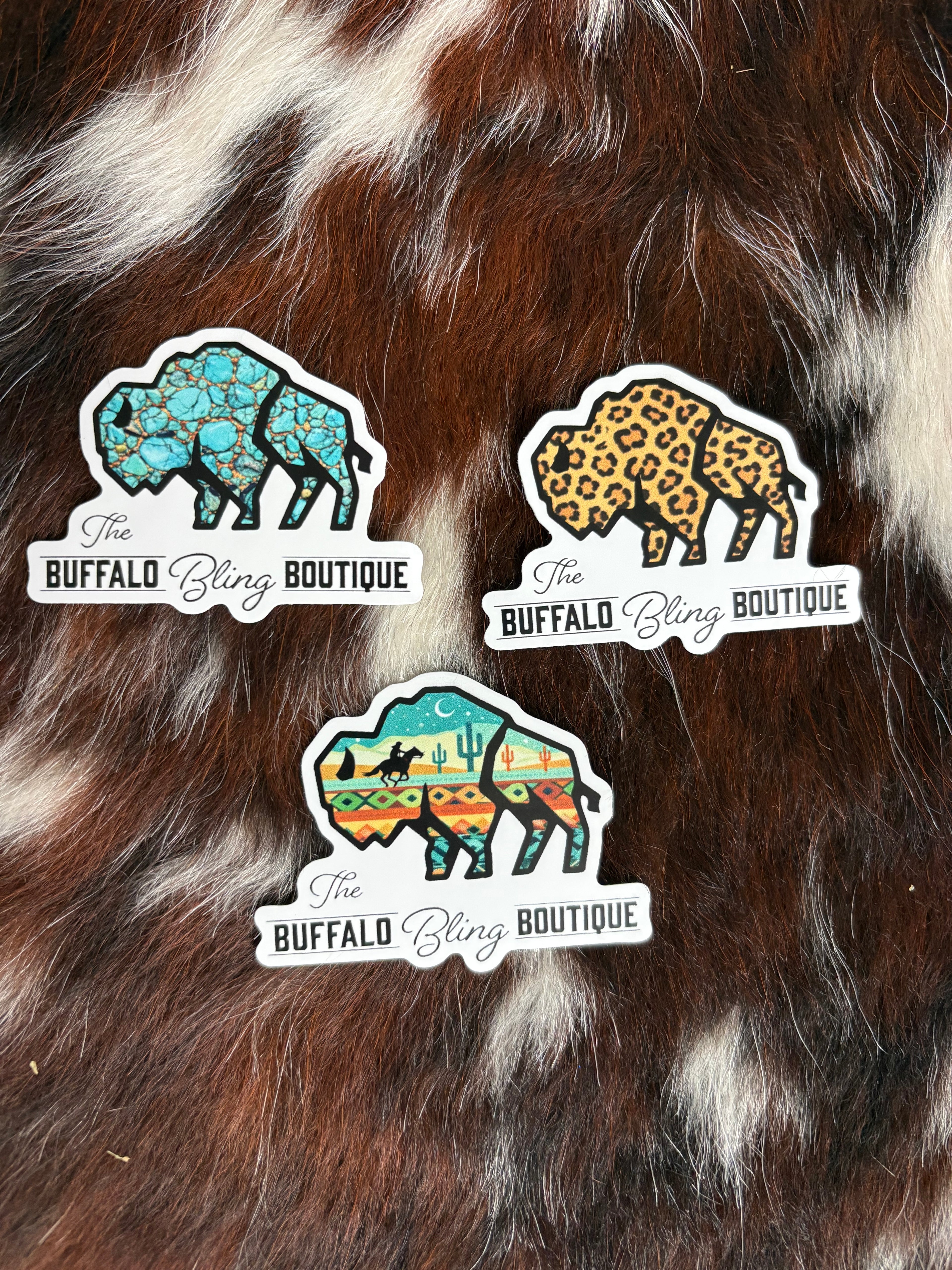 Buffalo Bling Stickers