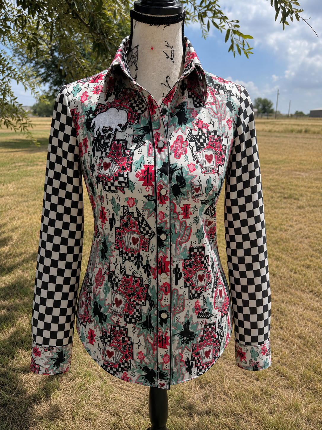 Cupid Cowgirl Button Up